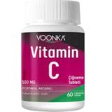 Vonka Voonka Vitamin C Çiğneme 60 Tablet - Dezenfektan Hediyeli (%72 Alkol)
