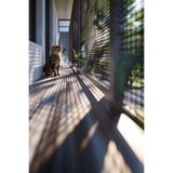 Vonkap Balkon Filesi / 1x3mt Kedi Köpek Evcil Hayvan Koruma, Siyah