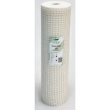 Vonkap Plastik Dekoratif Bahçe Çiti / Balkon Filesi / Kedi Filesi / Kuş Filesi (10MM*10MM BEYAZ 1MT*5MT)