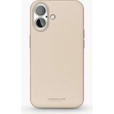 Vonmahlen Deri Kılıf Apple iPhone 16 Plus Krem