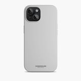 Vonmahlen iPhone 15 Açık Gri Manyetik Silikon Kılıf