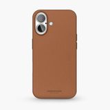 Vonmahlen iPhone 16 Plus Kahverengi Deri Kılıf