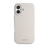 Vonmahlen iPhone 16 Plus Krem Yumuşak Silikon Kapak ve Kılıf