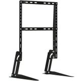 Vontech 32-75 İnc Lcd-Led Kilitli Sabit Askı Aparatı + Tv Ayağı Masa Standı