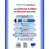 Vontron Membranlı İhlas Aura Cebilon Silver ve Kapalı Kasa Su Arıtma Filtresi 5 li Filtre