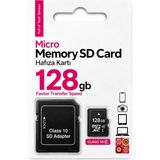 vooka 128 GB Micro Sd Hafıza Kartı Class 10 – Sd Adaptörlü Hızlı Veri Aktarımı, - FD6