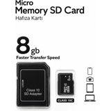 vooka 8 GB Micro Sd Hafıza Kartı Class 10 – Sd Adaptörlü Hızlı Veri Aktarımı, - FD2