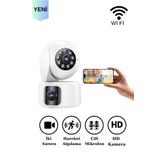 VOOKA Bebek Kamera İzleme Bebek Telsizi Bebek Monitörü Çift Kameralı Hareket Algılayıcı Mobil Wifi
