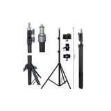 VOOKA Güçlendirilmiş Profesyonel Alüminyum Döküm Tripod Ağırlık Dayanıklı Ringlight 21-18 Inç Standı
