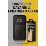Vooka iPhone 16 Pro Uyumlu 9H Temperli Gizlilik Cam Ekran Koruyucu – HD, Parmak İzi & Toz Önleyici,Kolay