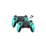 VOOKA Joystick Gamepad Çiftli TV PC Uyumlu Oyun Konsolu 2.4G Gamepad Double Joystick Doungle