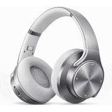 vooka Kablosuz Bluetooth 5.3 Kulaklık Hoparlör Modlu Katlanabilir Güçlü Bass 2in1 Kulak Üstü - Gümüş - Gri