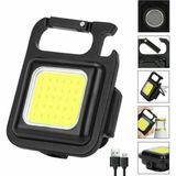 Vooka Mini Led Anahtarlık El Feneri Usb Şarj Edilebilir Lamba Taşınabilir Cep Feneri Açık Kamp Için Işık
