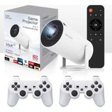 vooka Projeksiyon Cihazı 4K Projektör+Oyun 2in1 Pro Projektör - Beyaz