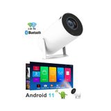 VOOKA Projeksiyon Cihazı Taşınabilir Sinema Projeksiyon 720p Ev Sineması Bluetooth Android 11 Akıllı Proje
