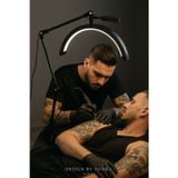 Vooka Ring Light–56 cm LED Güzellik & Selfie Işığı, Metal Kelepçeli Masaya Montaj, 3000‑6500K, Tutuculu
