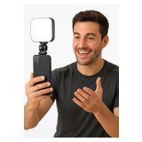 VOOKA Şarjlı LED Selfie Işığı - 6000K Doğal Işık, Telefon/Tablet/Kamera Uyumlu (5.5W)