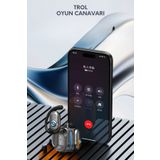 VOOKA Trol Gaming Kablosuz Bluetooth 5.4 Oyuncu Kulaklık, 50 ms Gecikme, Çift Mod, HD Mikrofon ENC/TWS