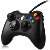 VOOKA Xbox 360 Gamepad Joystick Kablolu Oyun Kolu Pc-360 Uyumlu Siyah