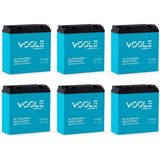 VOOLE 12V 24 AH ELEKTRİKLİ BİSİKLET AKÜSÜ DEEP CYCLE GEL BATTARY CARBON-X (181*77*170) (6.60 KG)
