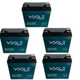 Voole 12V 24 Ah Elektrikli Bisiklet Jel Aküsü 5Li Set 2026 Üretimi