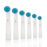 Voom Sonic Oral B Uyumlu Yedek Fırça Başlıkları Gelişmiş Kıl Teknolojisi Yumuşak Dupont Naylon Kıllar Ağız Bakımı - 6'lı Paket, 6'lı Whitepack, VM-22049