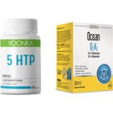 Voonka 5 Htp Complex Takviye Edici Gıda 62 Kapsül + D3 K2 Vitamini Damla 20 Ml