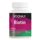 Voonka Biotin 2500 Mcg Takviye Edici Gıda 90 Tablet - İlaç Kutusu Hediyeli