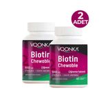 Voonka Biotin Chewable 5000 Mcg Vitamin 60 Tablet 2 Adet