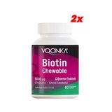 Voonka Biotin Chewable 60 Çiğneme Tableti 2 Adet