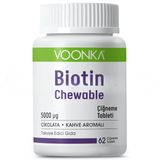 Voonka Biotin Chewable 62 Çiğneme Tableti - Eski Ambalaj