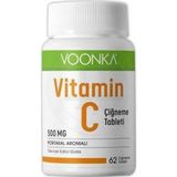 Voonka C Vitamini 500 Mg 62 Çiğneme Tableti