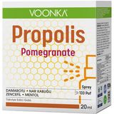 Voonka Propolis Pomegranate Damarotu Nar Kabuğu Zencefil Mentol 20 ml Sprey