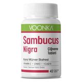 Voonka Sambucus Nigra Vitamin C Çinko Coq10 42 Çiğneme Tableti
