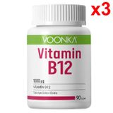 Voonka Vitamin B12 1000 mcg 3x90 Tablet