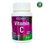 Voonka Vitamin C Çiğneme Tableti Vitamin C İçeren Portakal Aromalı 60 Tablet 4 Adet