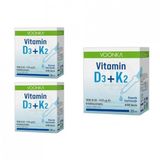 Voonka Vitamin D3 K2 3x25 ml Damla