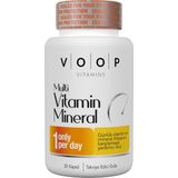 Voop Multivitamin & 30 Kapsül 11 Vitamin, 9 - Yüksek Besin Değerli Yerli Üretim Vitamin ve Mineral Takviyesi
