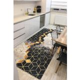 VOPTEKS Gold Halı Mutfak Halısı Leke Tutmaz Makinede Yıkanabilir Kaymaz Taban Halı
