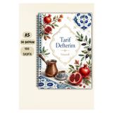 VORACRAFT Tarif Defteri, 50 Yaprak /100 Sayfa, A5 / Tel Spiral TRF0023