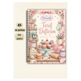 VORACRAFT Yemek Tarif Defteri, 50 Yaprak /100 Sayfa, A5 / Tel Spiral TRF0035