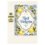 VORACRAFT Yemek Tarif Defteri, 50 Yaprak /100 Sayfa, A5 / Tel Spiral TRF0038