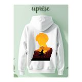 Vordevia Attack On Titan Levi Ackerman Baskılı Pamuklu 3 İplik Oversize Sweatshirt