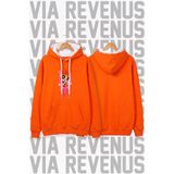 Vordevia Powerpuff Girls Baskılı Unisex 3 Renk Geniş Kalıp Hoodie Kapüşonlu Sweatshirt - 3 İplik İçi Polar Kapüşon Astarlı Beyaz İp Detaylı