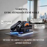 Vorenta Elektrikli Ayak Pedalı Egzersiz Bisikleti, Dijital Ekranlı