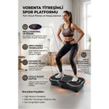 Vorenta Fit Plus Yüksek Titreşimli 5 Programlı Spor Kondisyon Aleti ve Egzersiz Aleti