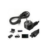 VOREX 1.2 Metre Laptop Notebook Adaptör TV Monitör Yazıcı Uyumlu C5 Yonca Güç Kablosu 250V