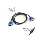 VOREX Gabble 1.5M VGA KABLOSU 3+2 LUX - Çift Ferrit Filtreli HD Monitör/Projeksiyon Uyumlu