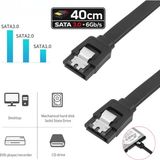 Vorex Sata 3.0 Data Kablosu 40 cm – 6gb/s HDD ve 2.5" Sata SSD Bağlantı Kablosu (1 Adet) - Siyah
