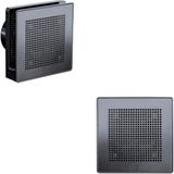 Vortice Düşük Ses Seviyesi 26.9 Db(A) Mimari Uygulama Ideal Tasarım Kesintisiz Çalışma Havalandırma Fanı Banyo Mutfak Salon Oda Agmair Agm Punto Evo Bianco White Gold Dekoratif